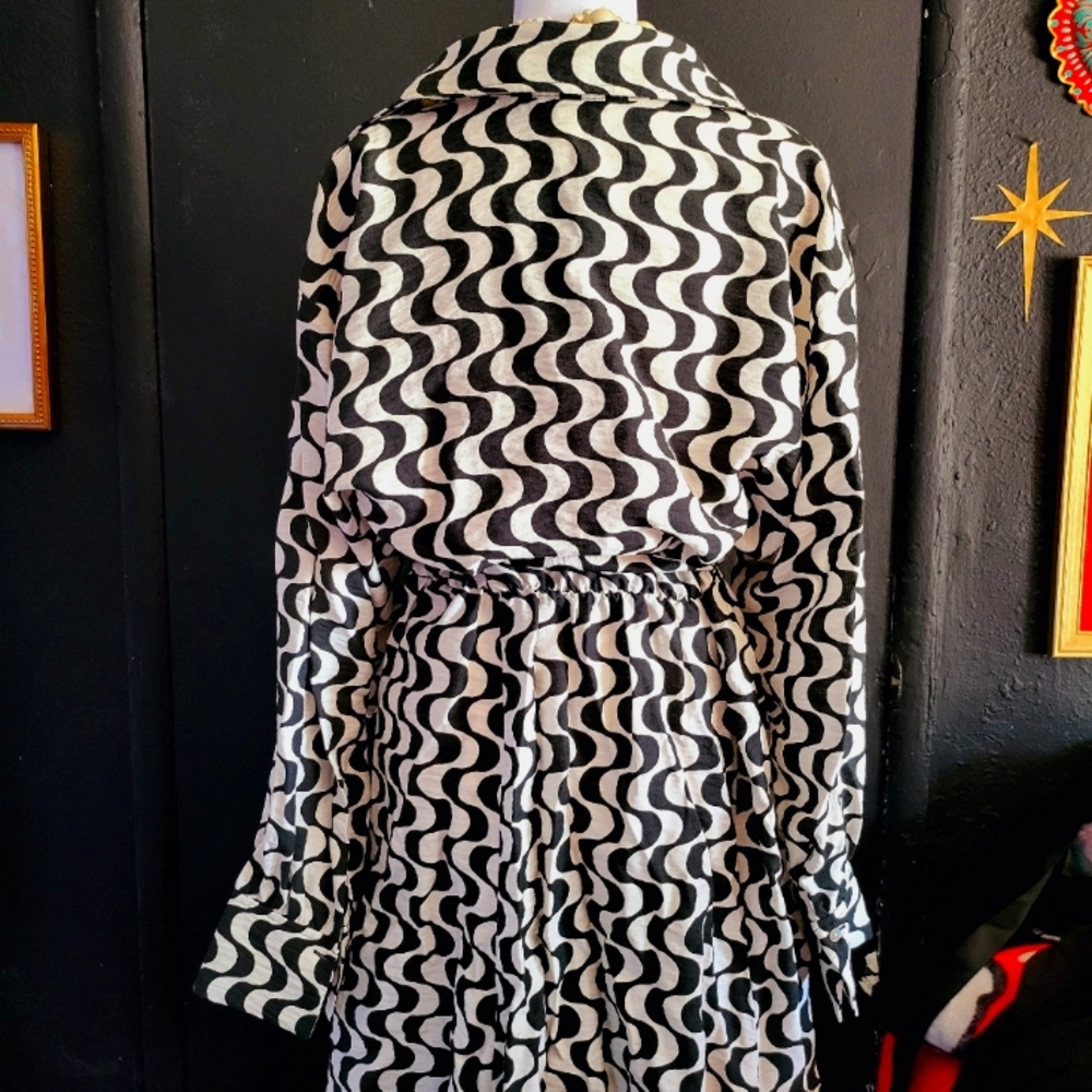 Monochrome dress